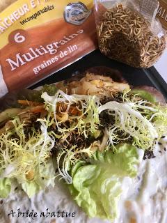 Wrap Buffalo aux légumes racines