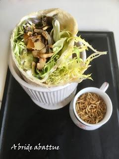 Wrap Buffalo aux légumes racines