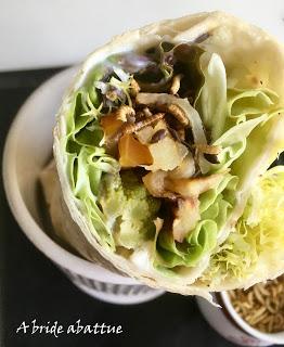 Wrap Buffalo aux légumes racines Wrap Buffalo aux légumes racines