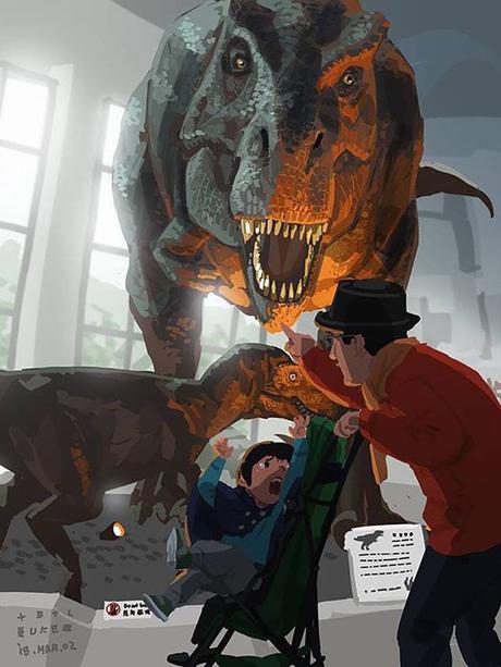 Blue, le papa célibataire qui illustre sa vie quotidienne avec son fils Blue, le papa célibataire qui illustre sa vie quotidienne avec son fils