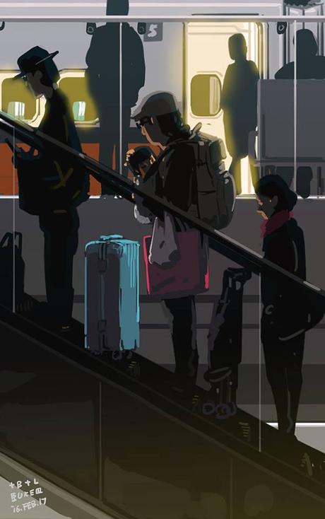 Blue, le papa célibataire qui illustre sa vie quotidienne avec son fils Blue, le papa célibataire qui illustre sa vie quotidienne avec son fils