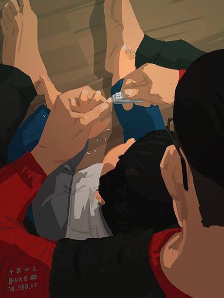 Blue, le papa célibataire qui illustre sa vie quotidienne avec son fils Blue, le papa célibataire qui illustre sa vie quotidienne avec son fils