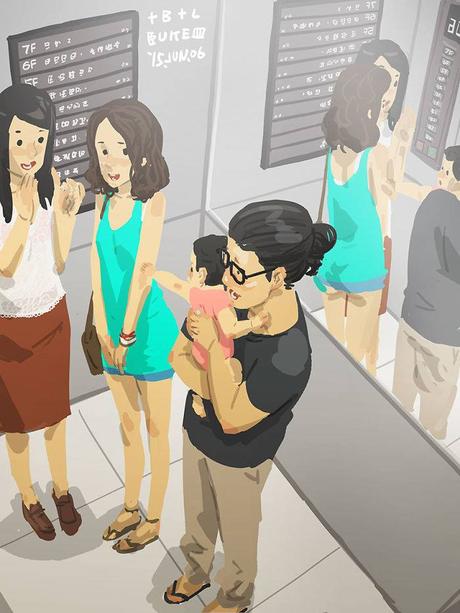 Blue, le papa célibataire qui illustre sa vie quotidienne avec son fils Blue, le papa célibataire qui illustre sa vie quotidienne avec son fils