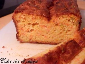 Carrot cake aux olives et au comté