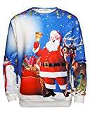 Pull de Noël pour homme : ma sélection top délire ! JOLIME Hommes Femmes 3D Rudolph Renne Elfe Noël Fantaisie Pull Top Laid Vilain Pull-Over Chandail