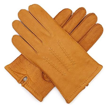 Gants En Cuir De Daim Cachemire Doublé 