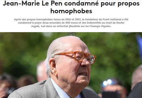 28/11/2018 : JM Le Pen n’est toujours pas mort #LGBT