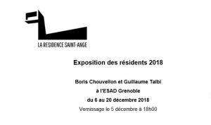 « La Résidence Saint-Ange » exposition des résidents 2018  — 6/20 Décembre 2018