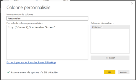 Power BI: Enrayez vos erreurs au fur et à mesure
