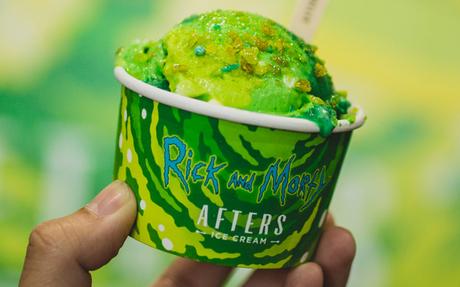 Des glaces Rick et Morty débarquent chez Afters Des glaces Rick et Morty débarquent chez Afters
