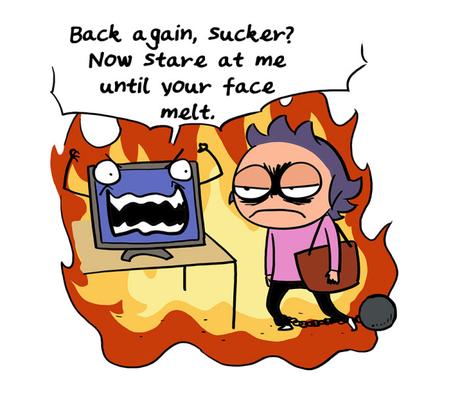 Il illustre le changement brutal provoqué par l’arrivée des enfants Il illustre le changement brutal provoqué par l’arrivée des enfants