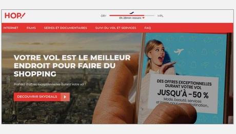 HOP! révolutionne le sHOPping à bord avec SKYdeals