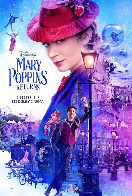 Nouvelle affiche US pour Le Retour de Mary Poppins de Rob Marshall