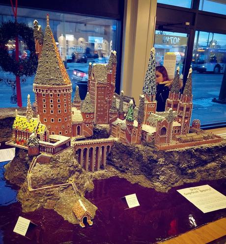 Le château de Poudlard entièrement réalisé en pain d’épice