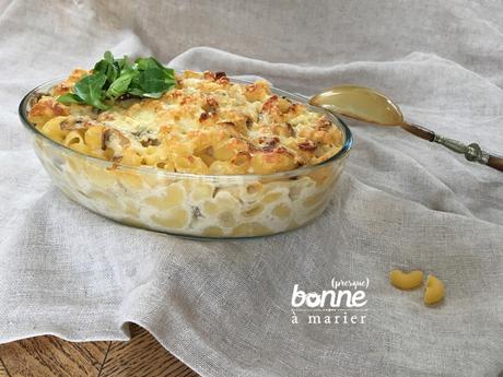 Mac’ and cheese aux champignons