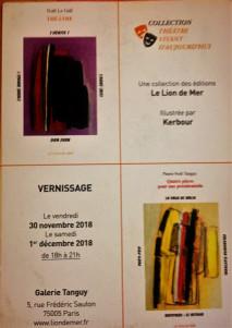 Galerie Tanguy Le Lion de Mer exposition 30/11/2018 et 1er Décembre 2018 Galerie Tanguy Le Lion de Mer exposition 30/11/2018 et 1er Décembre 2018