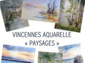 Expositions d’aquarelle décembre Vincennes St-Prix Truyes Riantec