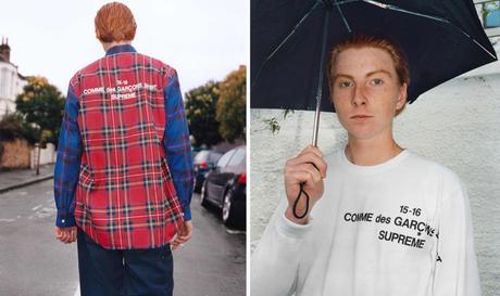 Image result for comme des garÃ§ons supreme