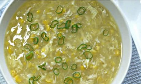 Soupe chinoise de poulet et maïs au thermomix