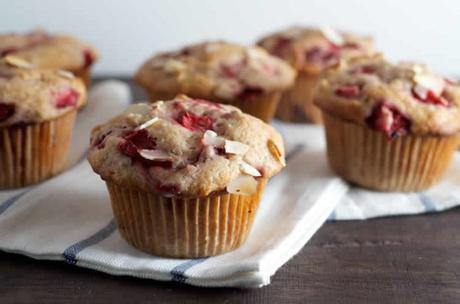 Muffins aux fraises et amandes au thermomix