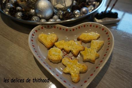 petits biscuits à la crème (paniers gourmands Noël 2018)