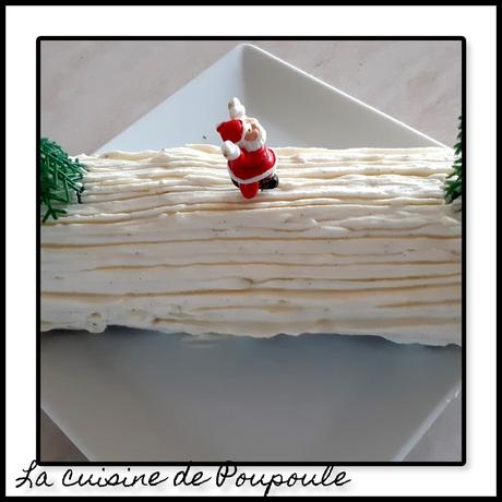 Bûche roulé au chocolat blanc Bûche roulé au chocolat blanc