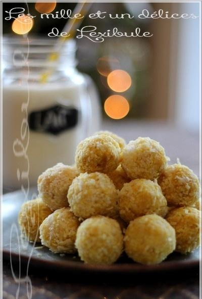 ~Boules d'énergie au citron et noix de coco~