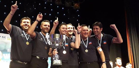 L’équipe de France championne du monde billard blackball 2018 à Bridlington