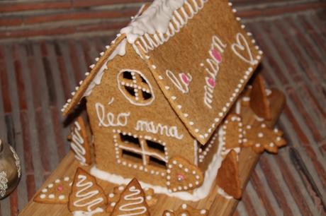 pain d'épices, dessert de fêtes, maison en pain d'épices