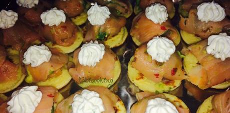 Blinis au saumon fumé et à l’avocat Blinis au saumon fumé et à l’avocat