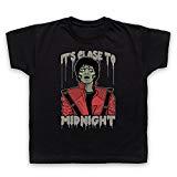Inspire par Michael Jackson Thriller Officieux T-Shirt de L'Enfant, Noir, 12-13 Years