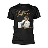 Michael Jackson Thriller Album Cover Officiel T-Shirt Hommes Unisexe (X-Large)