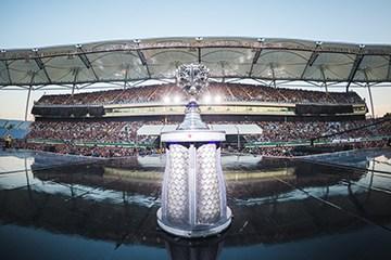 2018 World Championship Finals at the Incheon Munhak Stadium in Incheon, South Korea, on 3 November 2018.
