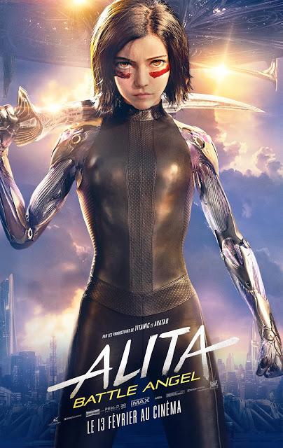 Nouvelle affiche VF pour Alita : Battle Angel de Robert Rodriguez