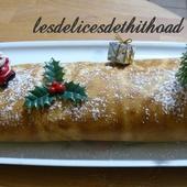 bûche roulée à la gelée de pommes - Le blog de lesdelicesdethithoad