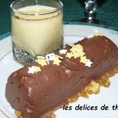 bûchette au chocolat et palets Breton - Le blog de lesdelicesdethithoad