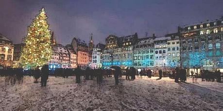 Strasbourg : la France, du jaune au noir