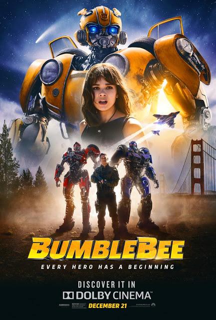 Nouvelle affiche US pour Bumblebee de Travis Knight