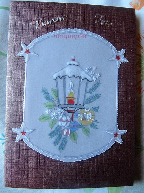 Mes ouvrages - mes cartes en perga Noel - 015