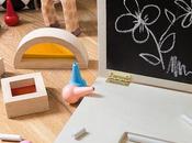 Ordinateur bois tableau craie pour kids