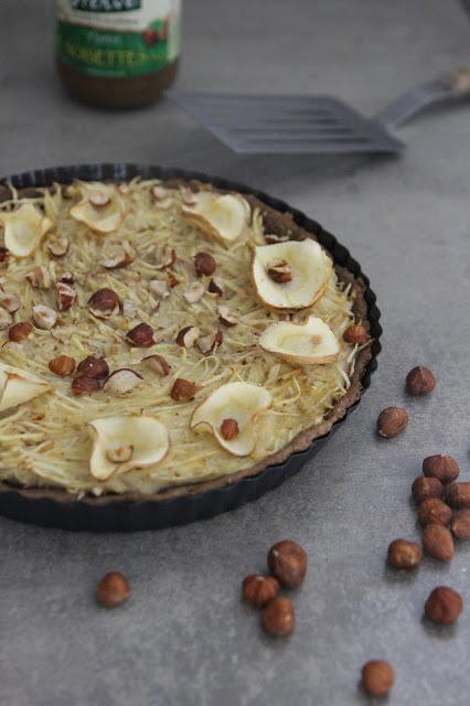 Cuillère et saladier : Quiche panais-noisettes (vegan)