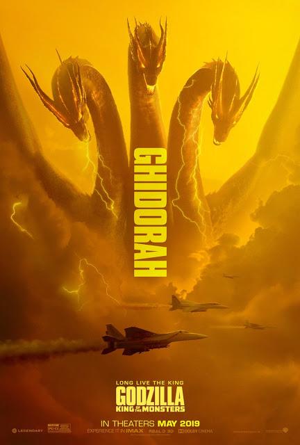 Nouvelles affiches US pour Godzilla 2 : Roi des Monstres de Michael Dougherty