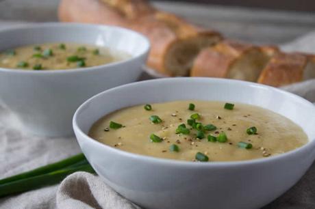 Soupe de poireaux et pomme de terre au cookeo