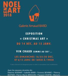 Galerie F A E à Boulogne  « Christmas Art  » 14 Décembre au 15 Janvier 2019