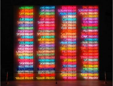 19 Bruce Nauman One hundred Live and die 1984