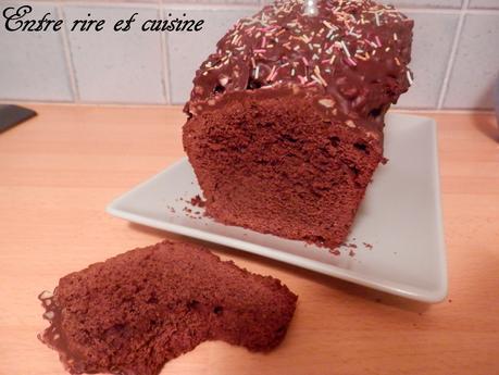 Cake chocolat nappé façon "rocher&quot; Noël