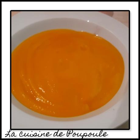 Velouté de Patate douce et carotte