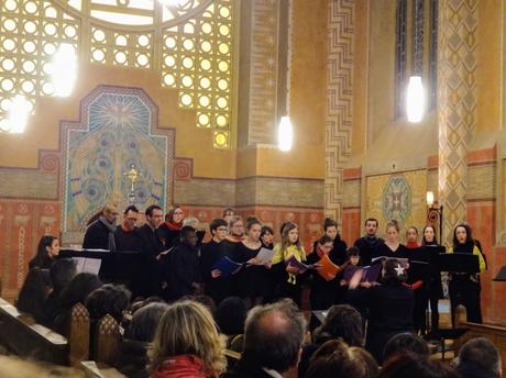 Les chœurs de la Villa Carmélie - Conservatoire de Saint-Brieuc célèbrent Benjamin Britten à la Chapelle de la Maison Saint-Yves à Saint-Brieuc, le 14 décembre 2018