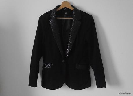 Customiser une veste noire avec des paillettes pour les fêtes | Kustom Couture