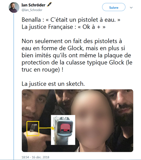 Le pistoler à eau de Benalla